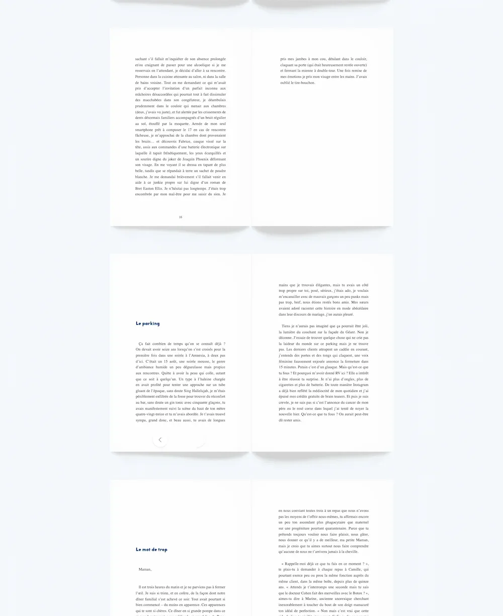 Screenshot of the editing app